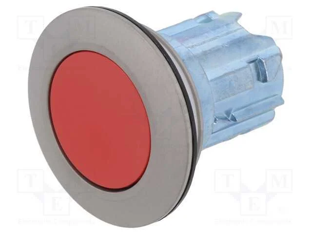 Interruptor: de Pressão, 30mm, Pos.Estáv: 1, Vermelho, Não Disp.