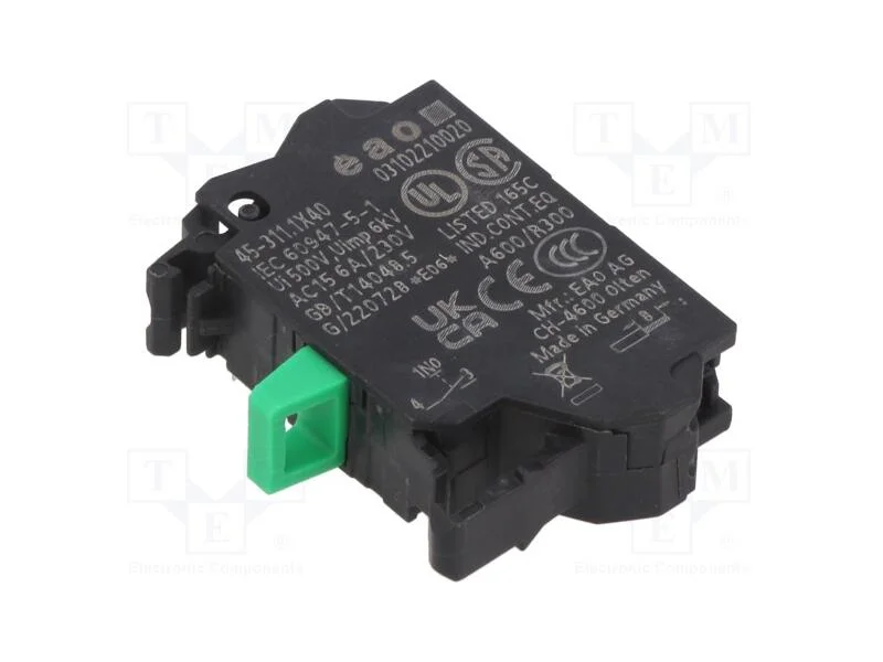 Componente de pino, 22mm, 45, -25÷70C, para placa.