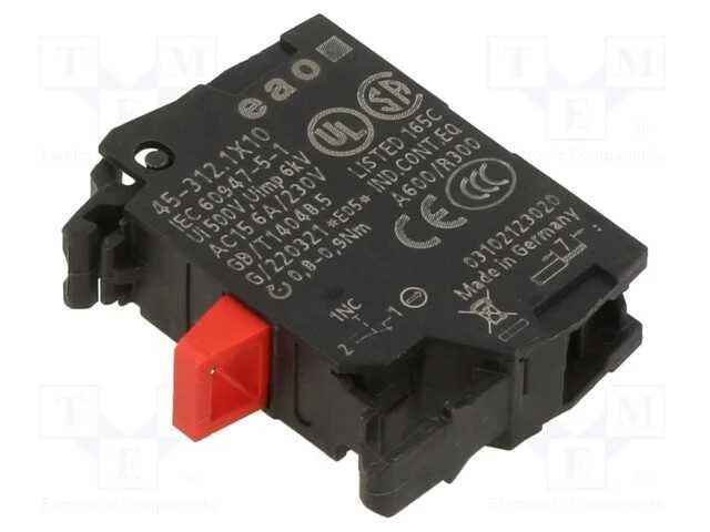 Componente de pino, 22mm, 45, -25÷70C, para placa.