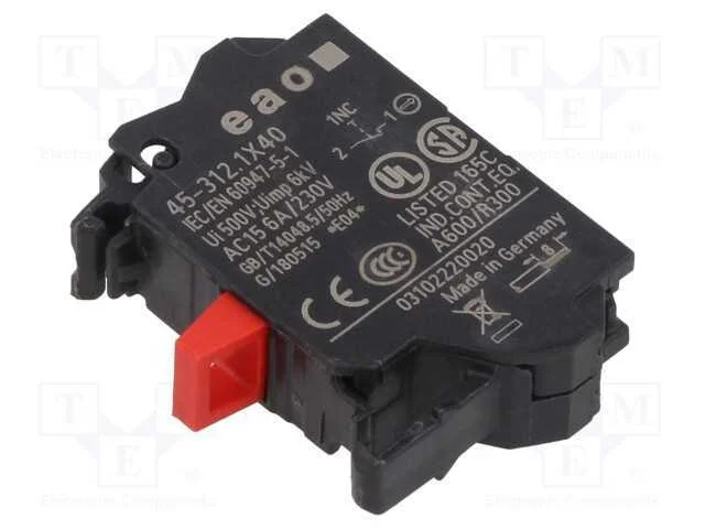 Componente de pino, 22mm, 45, -25÷70C, para placa.