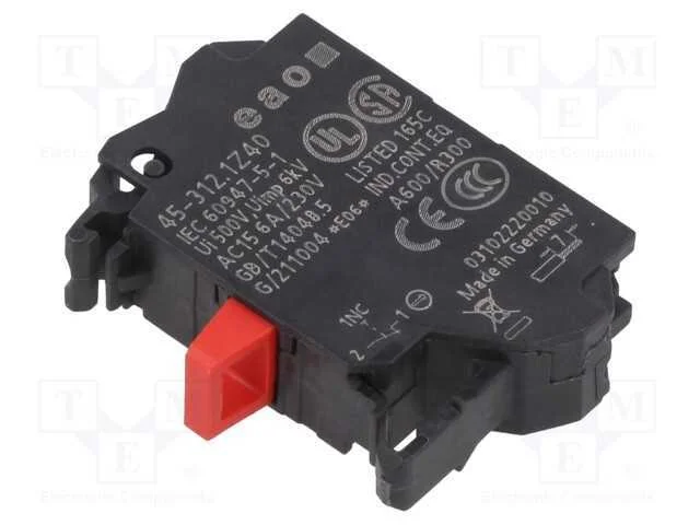 Componente de pino, 22mm, 45, -25÷70C, para placa.