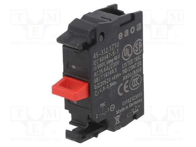 Componente de pino, 22mm, 45, -25÷70C, para placa.