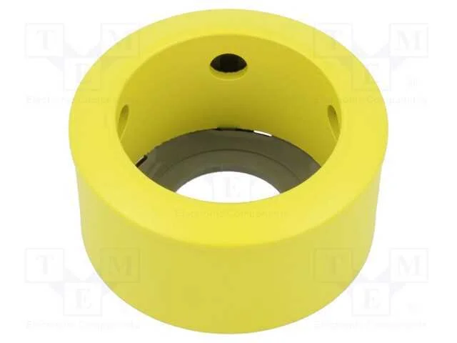 Colarinho de Proteção, 45, 57,6x50,1mm, Metal, Carcaça: Amarelo