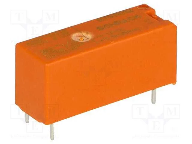 Relé: Eletromagnético, Spdt, Ubobina : 12vdc, Icontactos Max: 8a