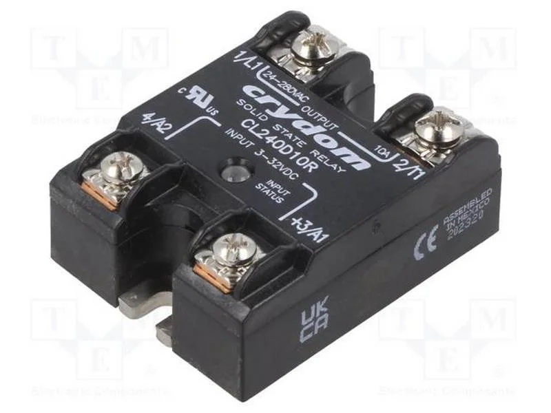 Relé: Semicondutores, Ucoma: 3÷32vdc, 5a, 24÷280vac, -40÷80c, Ip00