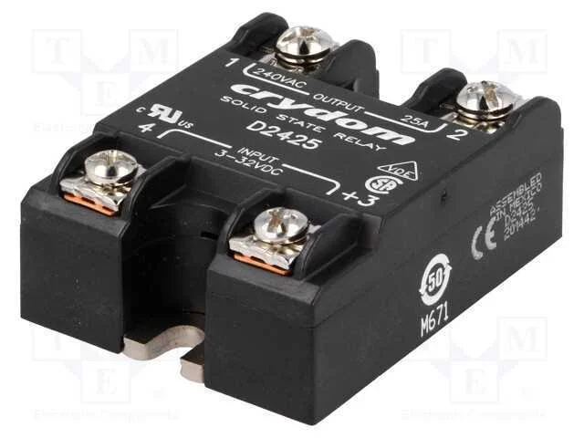 Relé: Semicondutores, Ucoma: 3÷32vdc, 75a, 24÷280vac, -40÷80c