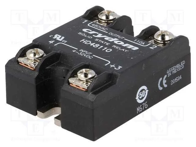 Relé: Semicondutores, Ucoma: 4÷32vdc, 110a, 48÷530vac, -40÷80c