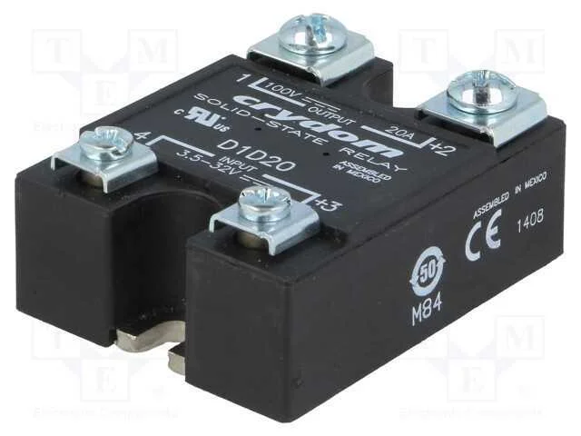 Relé: Semicondutores, Ucoma: 3,5÷32vdc, 20a, 1÷100vdc, Série: 1-Dcl