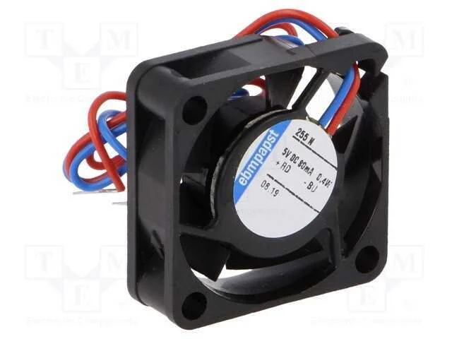 Ventilador: DC, transversal, 5VDC, 25x25x8mm, 3,2.