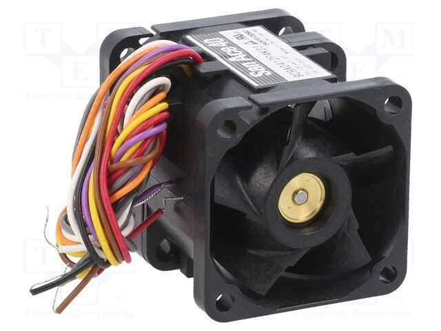 Ventilador: DC, transversal, 12VDC, 40x40x48mm, 5.