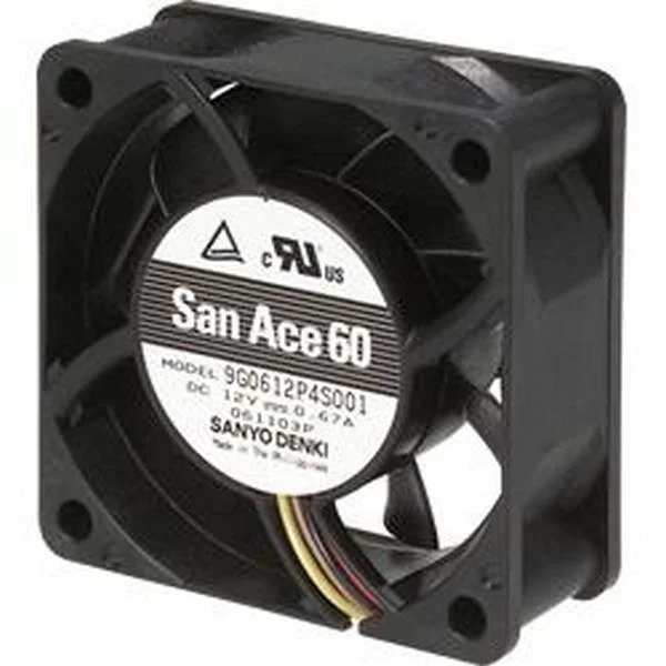Ventilador: DC, transversal, 24VDC, 60x60x25mm, 8.