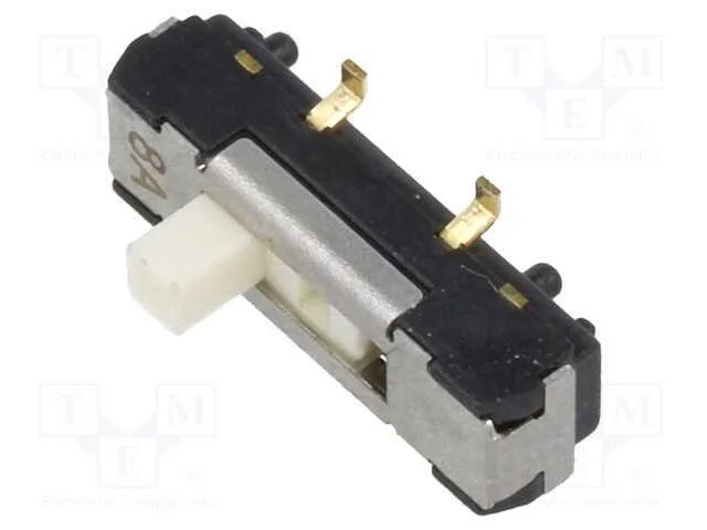 Interruptor: de Corrediça, Pos: 2, Sp3t, 0,2a/12vdc, On-On, Smt