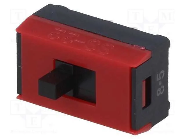 Interruptor: de corrediça, Pos: 2, DPDT, 0,1A/30V.