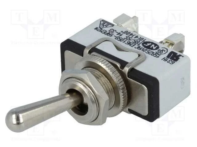 Interruptor: de alavanca, Pos: 2, SPST, ON-OFF, 1.