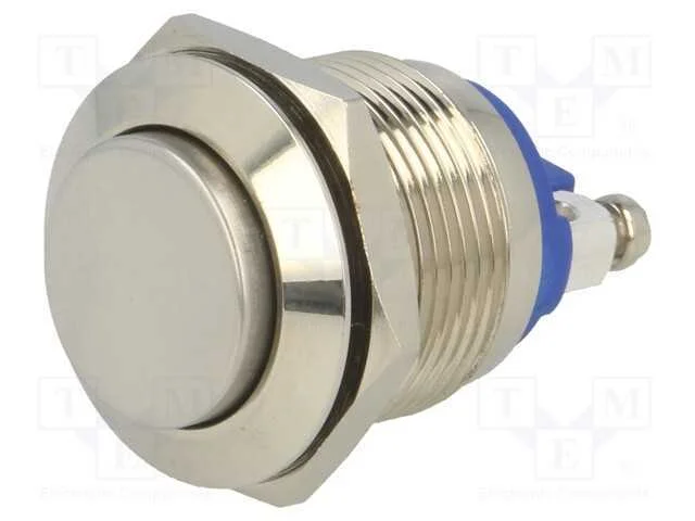 Interruptor: Antivandalismo, Pos: 2, Spst-No, 2a/36vdc, Ip65, 19mm