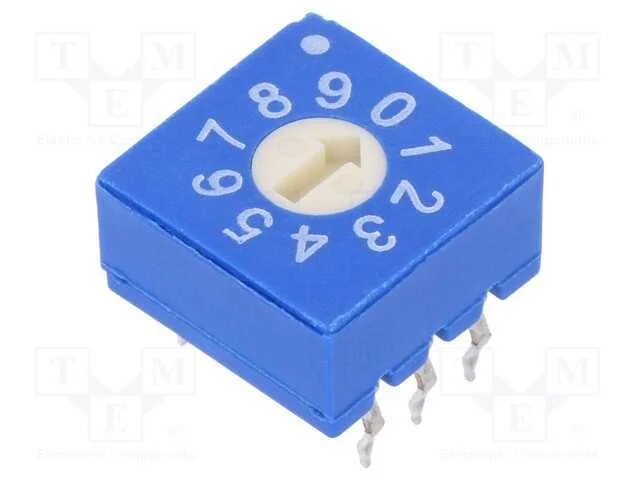 Emissor de c&oacute;digo, DEC/BCD, Pos: 10, THT, Rcontac.