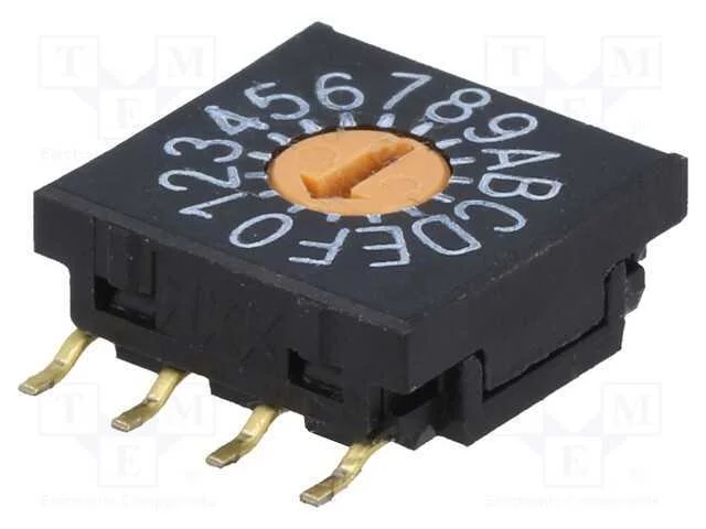 Emissor de código, HEX/BCD, Pos: 16, SMT, Rcontac.
