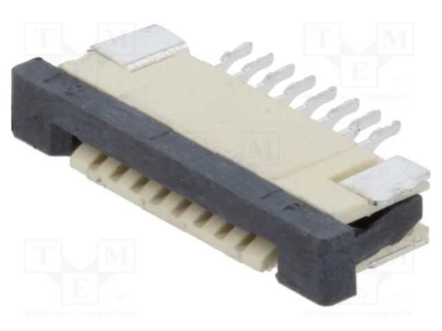 Conector: Ffc/Fpc, Horizontais, Pin: 8, Zif, Smt, Estanhado, 30mo
