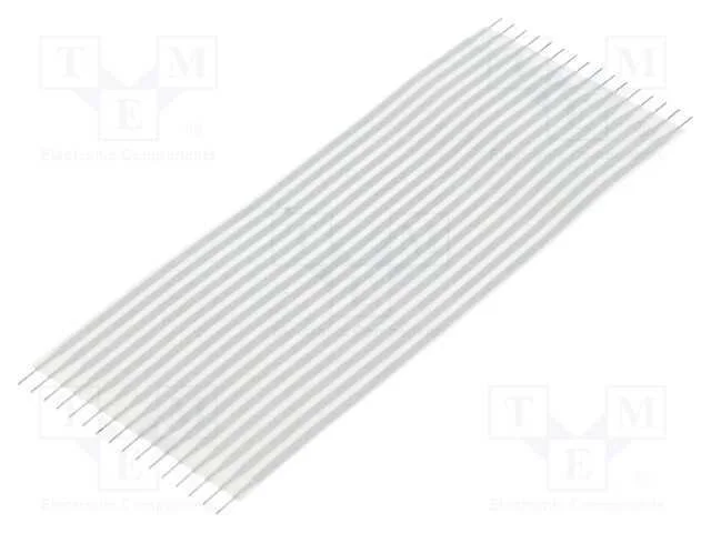 Conector: jumper flexível, Raster fita: 2,54mm, L.