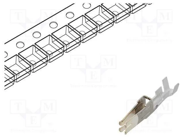 Contacto, Fêmea, Prateado, 16awg÷14awg, Mini-Fit Sr, Cerrar, 50a