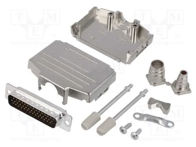 D-Sub Hd, Pin: 44, Ficha, Macho, Solda, com Cabo, Preta