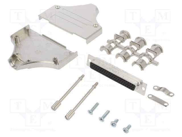 D-Sub Hd, Pin: 62, Fêmea, Simples, Solda, com Cabo, Gold Flash, 13mm