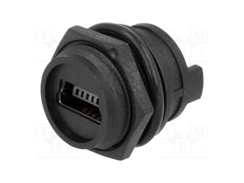Tomada, Usb B Mini, para Painel, Solda, Simples, Ip67