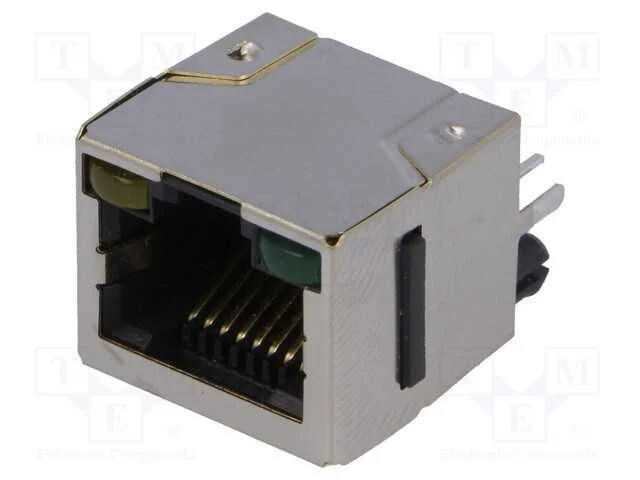 Tomada, RJ45, Cat: 5, blindadas,com díodo LED, Si.