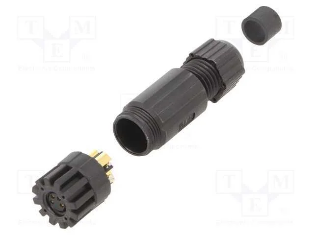 Conector: M8, fêmea, PIN: 4, simples, com cabo, f.