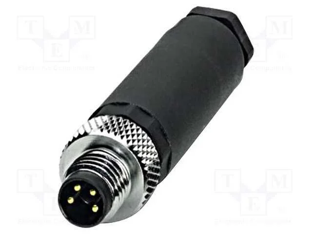 Conector: M8, macho, PIN: 4, simples, com cabo, f.