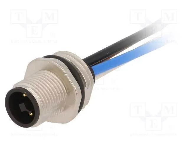 Tomada, M12, PIN: 4, macho, código T-Power, para .