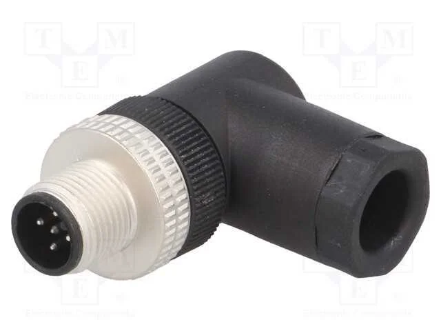 Ficha, M12, Pin: 5, Macho, Código A-Devicenet / Canopen, com Cabo