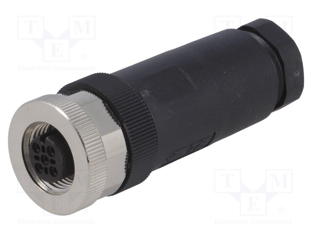 Ficha, M12, Pin: 4, Fêmea, Código A-Devicenet / Canopen, com Cabo