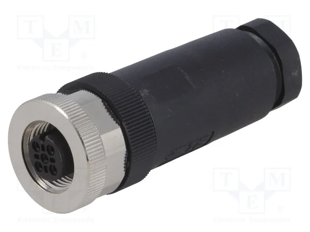 Ficha, M12, Pin: 4, Fêmea, Código A-Devicenet / Canopen, com Cabo