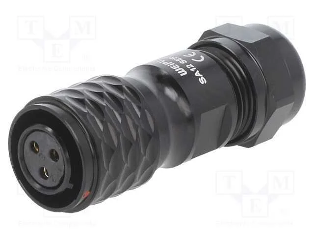 Ficha, SA12, fêmea, PIN: 3, IP67, 5÷8mm, 13A, sol.
