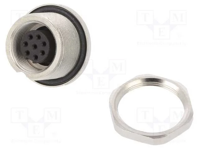 Conector: M9, tomada, 702,712, fêmea, PIN: 8, não.