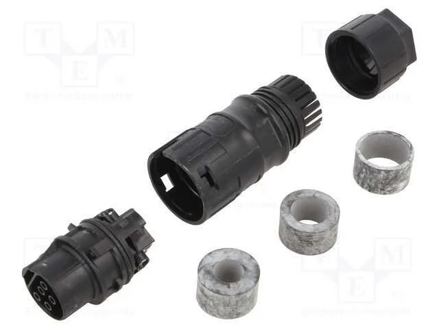 Conector: redondos, tomada, PRC, fêmea, PIN: 5, t.