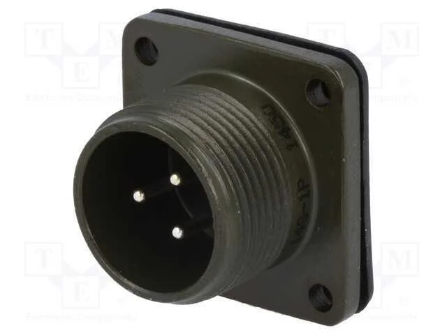 Conector: redondos, tamanho 14S, MS/DS, liga de a.
