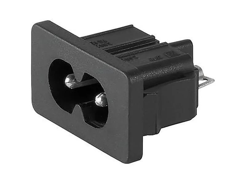 Conector: de alimentação, tomada, macho, 2,5A, 25.