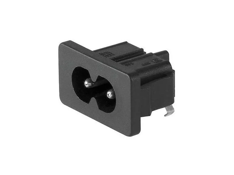 Conector: de alimentação, tomada, macho, 2,5A, 25.