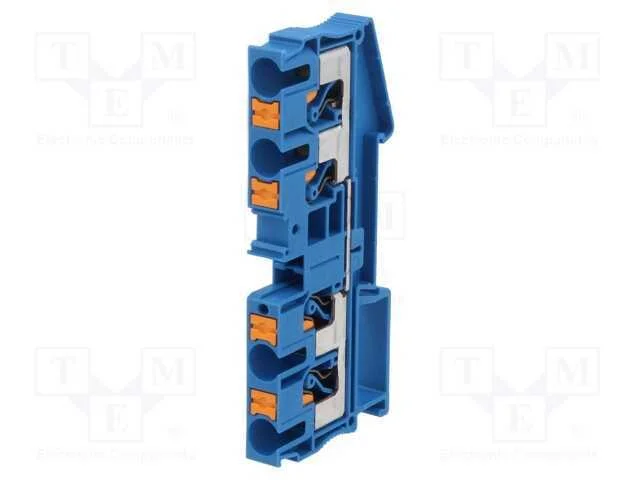 Conector: de carril, PT, 0,5÷10mm2, faixas: 1, br.
