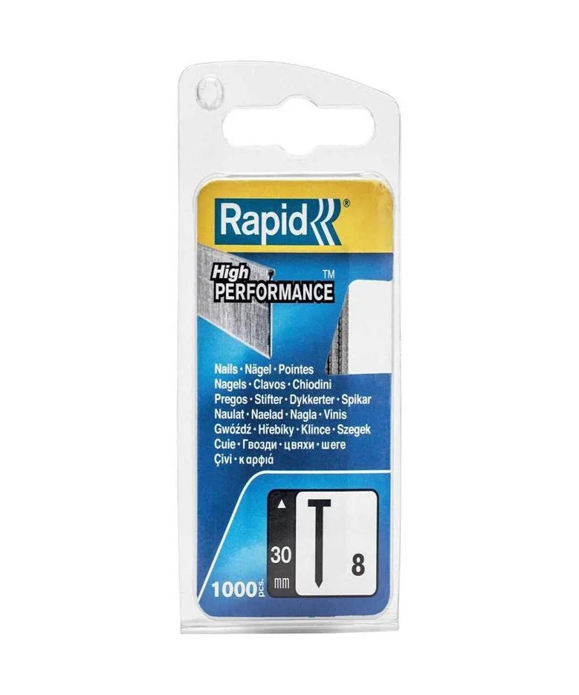 Blíster 1000 Pregos Nº 8 30mm 40109536 Rapid