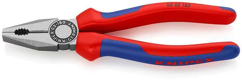 Alicate Universal185x54x21mm 0302180 Knipex