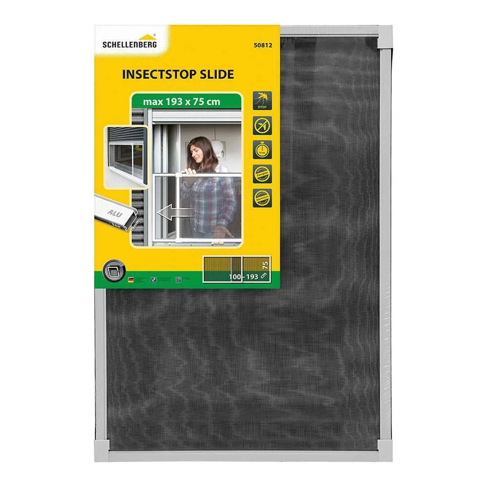 Rede Mosquiteira Fixa Extensível Alumínio Branco .