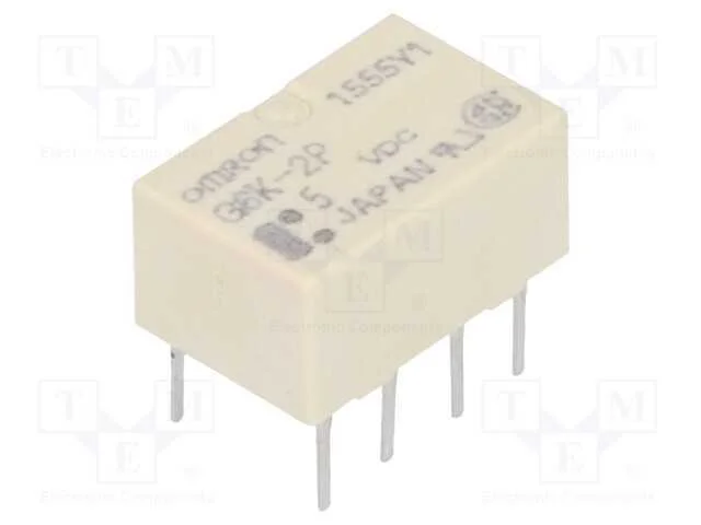Relé: eletromagnético, DPDT, Ubobina : 5VDC, Icon.