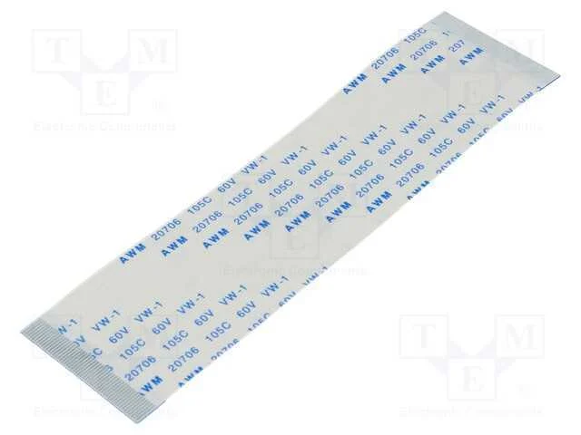 Fita Ffc, Fios: 50, Raster Fita: 0,5mm, Contactos do Mesmo Lado