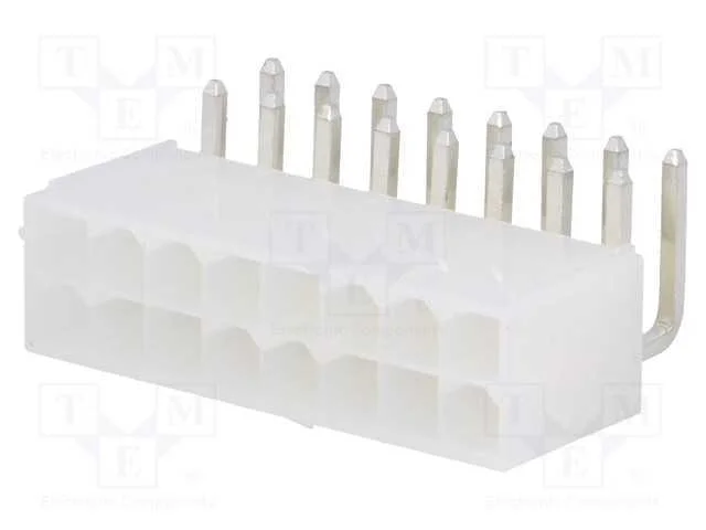 Tomada, fio-placa, macho, N42G, 4,2mm, PIN: 16, T.