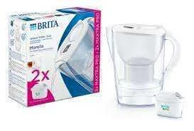 Jarro com Filtro de Água Marella 2,4l com 2 Filtros Maxtra Pro Transparente/Branco - Brita