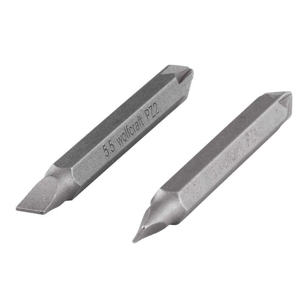 Conjunto de Pontas Duplas S&oacute;lidas,2 Pe&ccedil;as. Pz/Fen.