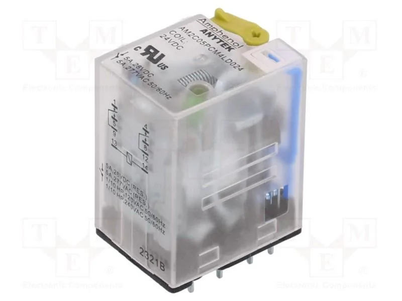 Relé: Electromagnéticos Industriais, Dpdt, 24vdc,.